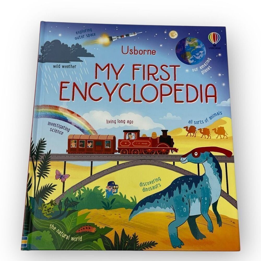 Usborne My First Encyclopedia Hard Back Book Matthew Oldham Preowned